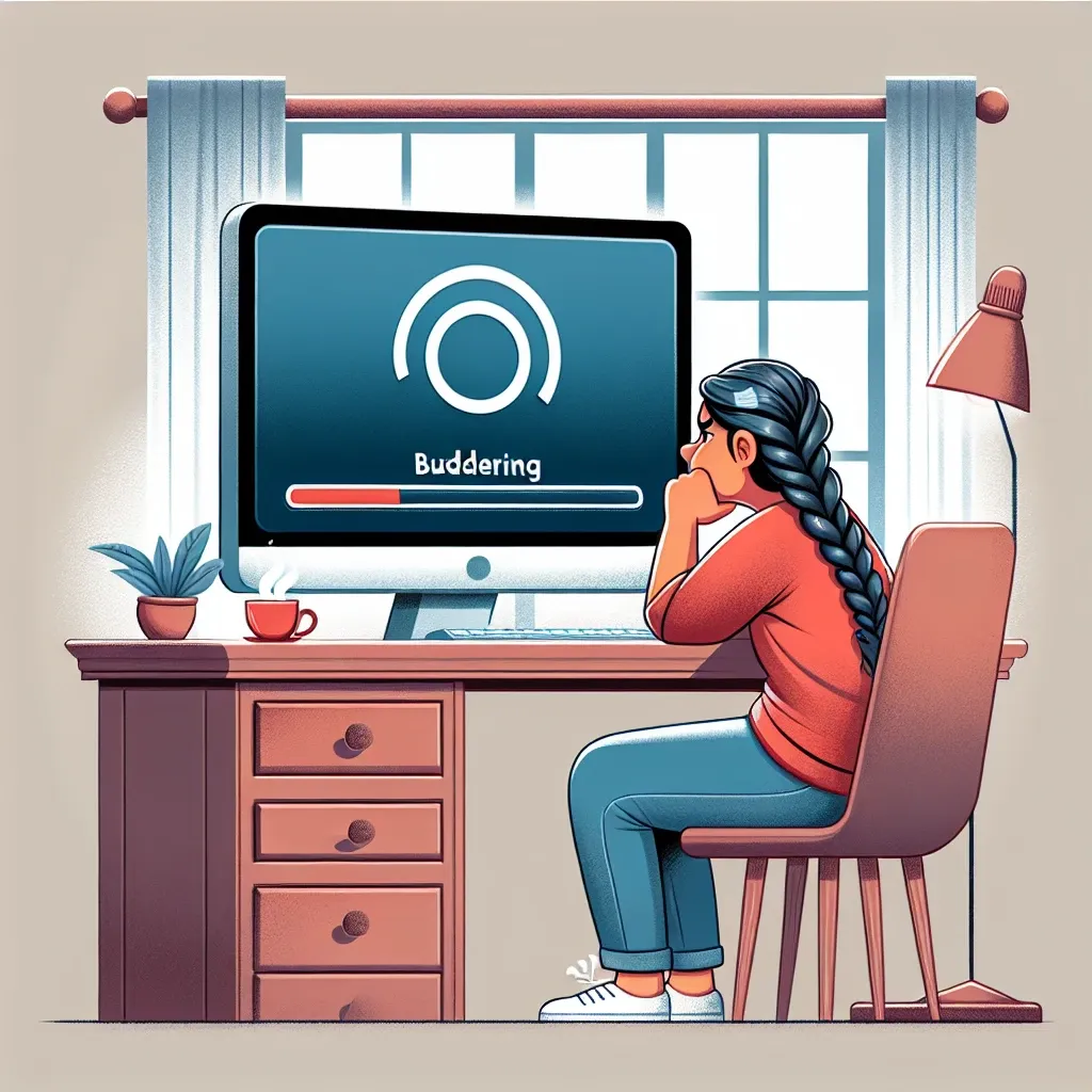 "Captura de pantalla de un navegador con el logo de Twitch y un mensaje de error de carga, ilustrando soluciones para problemas de carga en Twitch en la web."