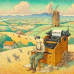 "Ilustración de ChatGPT en modo 'Studio Ghibli', mostrando un paisaje mágico y personajes encantadores, reflejando la estética y el estilo visual característico de las películas de Studio Ghibli."