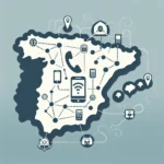 "Infographic illustrating the impact of roaming tariffs in the Iberian Peninsula, highlighting key changes under consideration by CNMC."