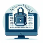 "Usuario utilizando software de cifrado en su computadora para proteger información personal - Cómo Proteger Tu Información con Software de Cifrado."