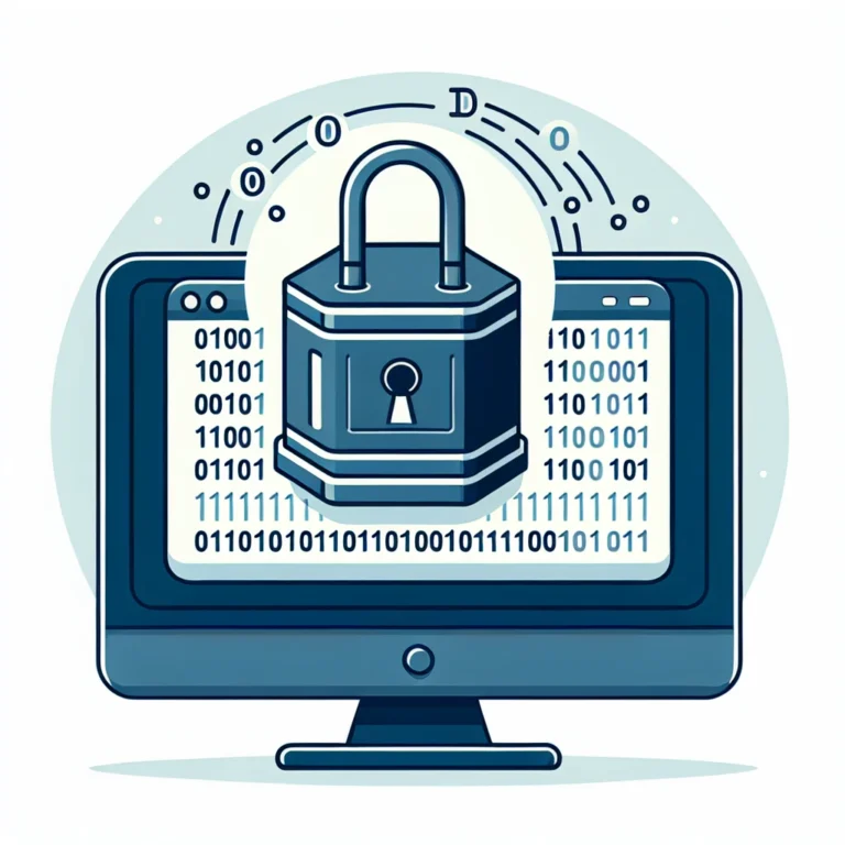 "Usuario utilizando software de cifrado en su computadora para proteger información personal - Cómo Proteger Tu Información con Software de Cifrado."