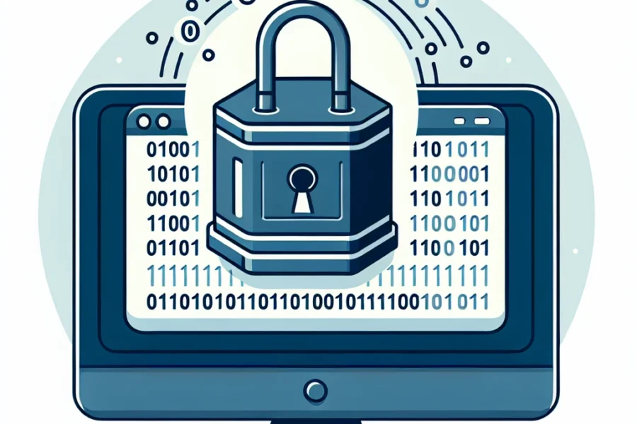 "Usuario utilizando software de cifrado en su computadora para proteger información personal - Cómo Proteger Tu Información con Software de Cifrado."